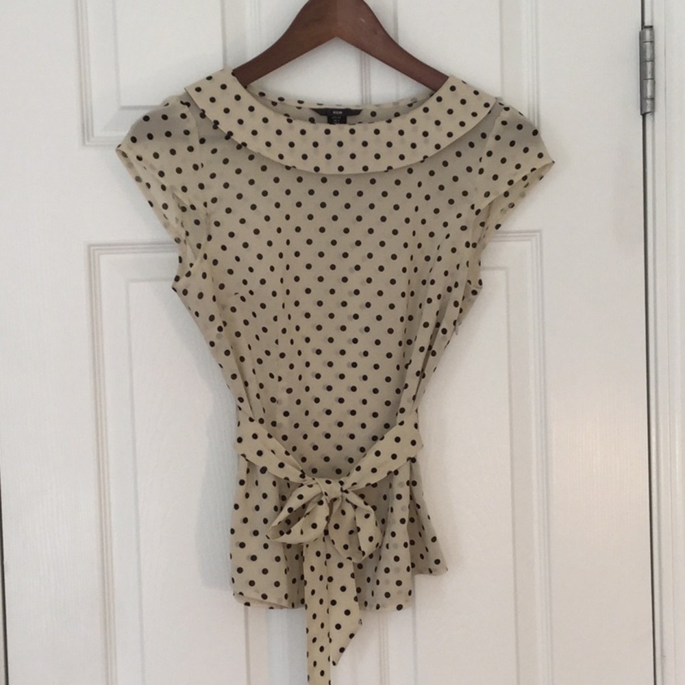 Polka dot blouse